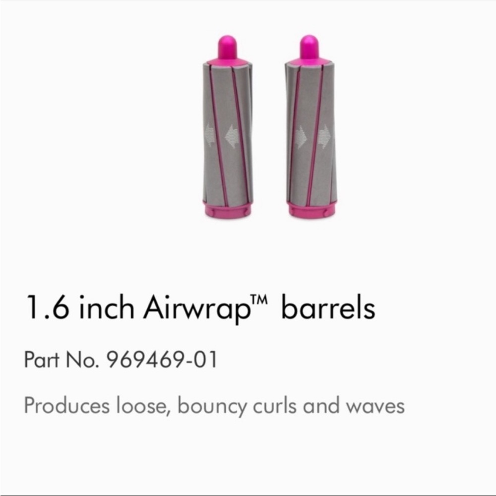 Dyson Airwrap 1.6 barrels